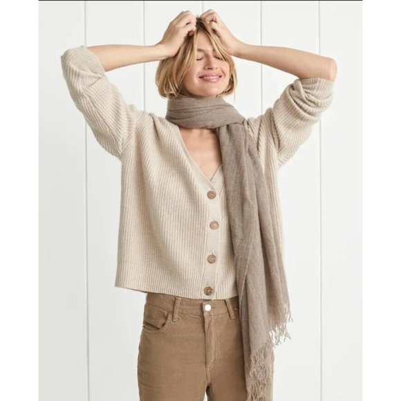 Jenni Kayne Cardigan Women's XXS cashmere cropped sweater